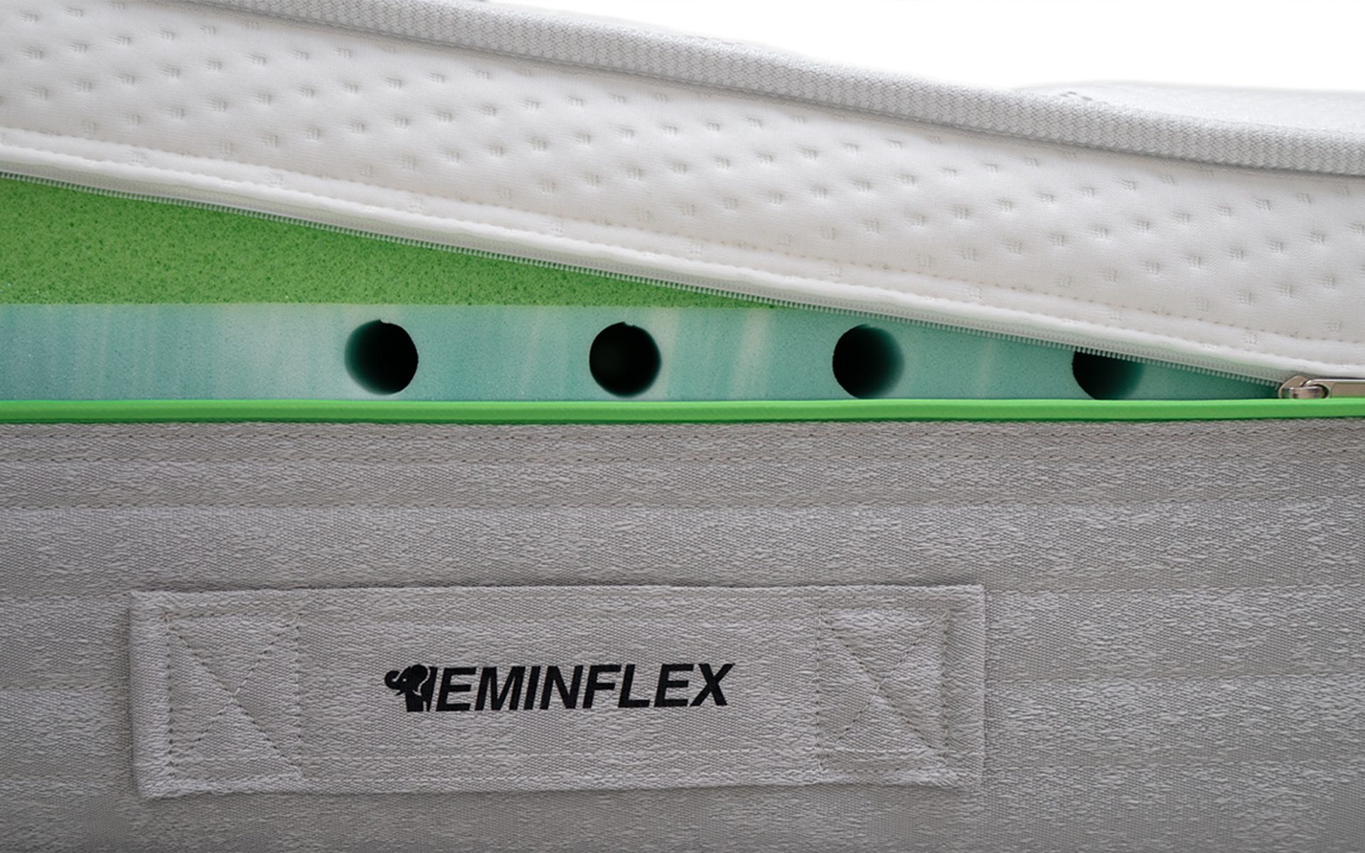 Eminflex Materassi Green matrimoniale dettaglio sfoderabilita