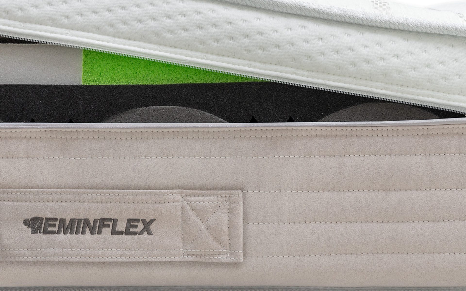 Eminflex Materassi Supremo matrimoniale dettaglio sfoderabilità