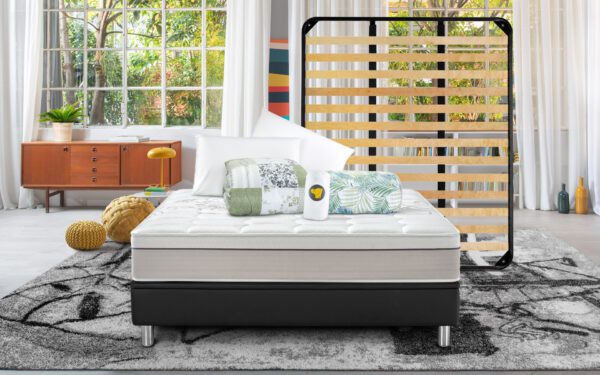 Eminflex Materassi Wonder matrimoniale con rete Elekta Plus e kit notte