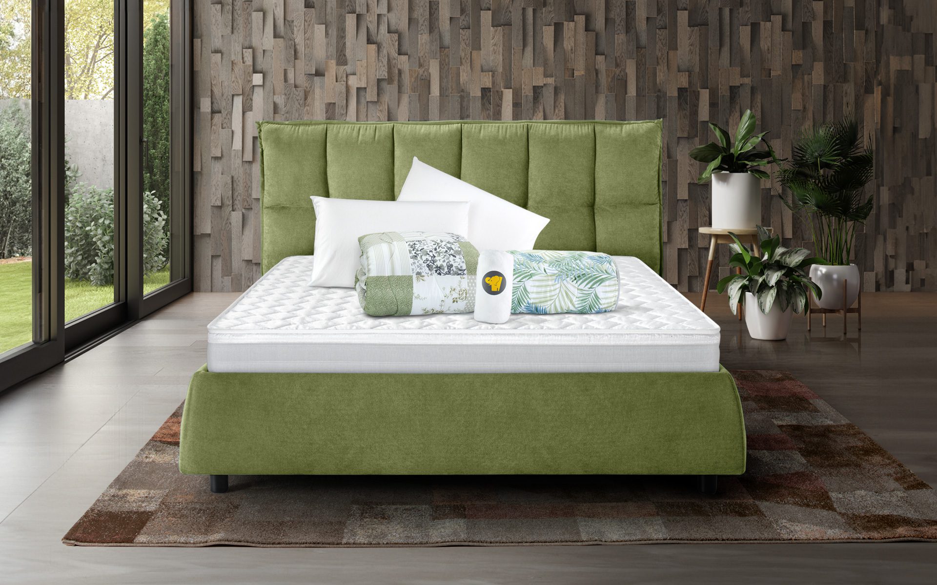 eminflex_materassi_Romeo_matrimoniale_frontale_letto_contenitore_offerta